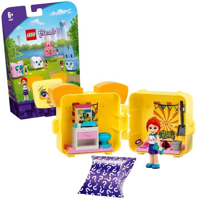 LEGO® Friends 41664 Le cube carlin de Mia, Cadeau Fille et Garçon 6 ans,  Figurines Animaux, Jouet de Collection - Lebonjouet