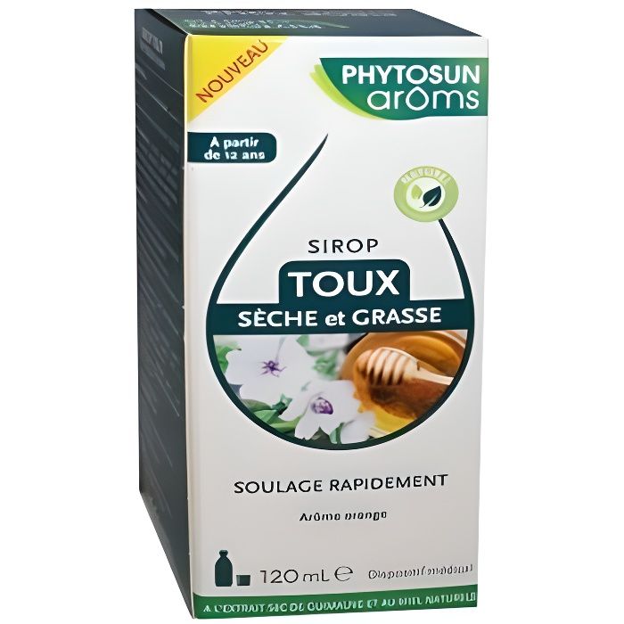 Phytosun Arôms Pastilles Toux Sèche Et Grasse 20 Pièces