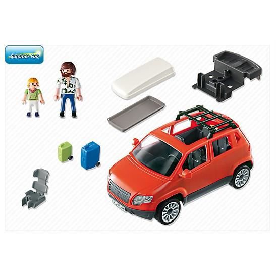 Playmobil Summer Fun 5436 Voiture avec coffre de toit - Playmobil - Achat &  prix