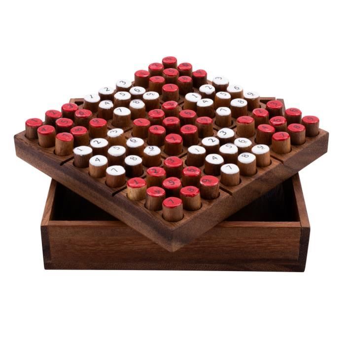 Engelhart - Sudoku en bois dans un coffret- casse-tête en bois