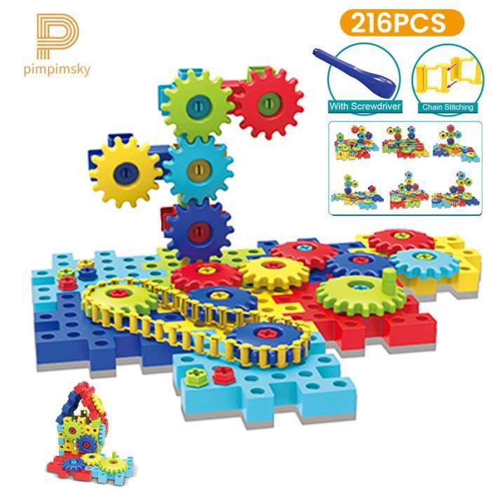 Un puzzle, pour enfant, une simulation de jeu de construction