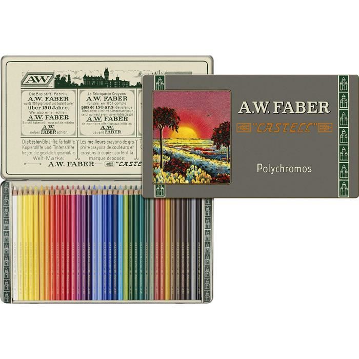 Faber-Castell Faber Castell Édition limitée 111th Anniversary Boîte de 36  crayons d`artiste Polychromos - FC211003