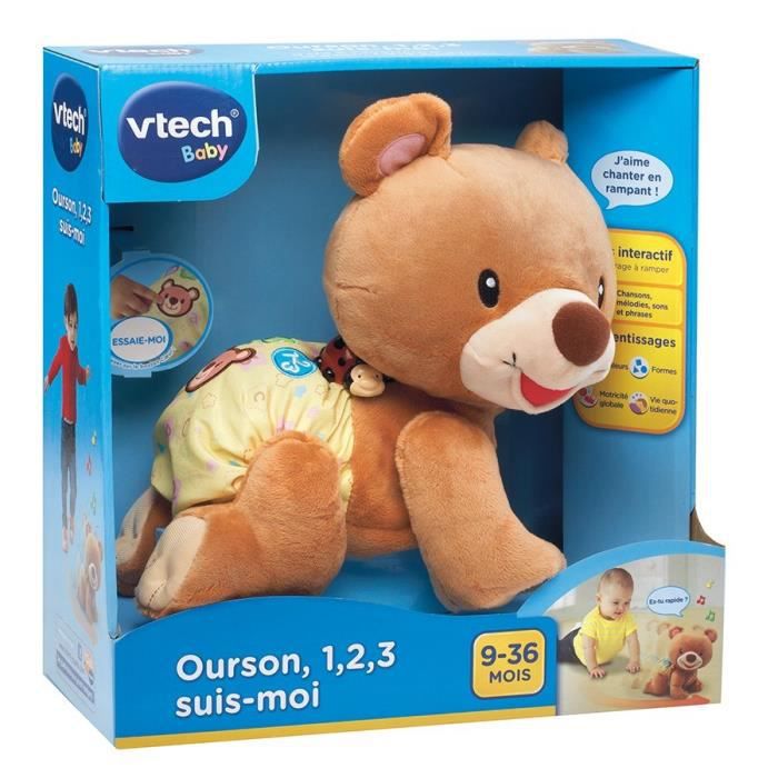 Vtech - VTech Baby - Cube interactif éveil sensoriel 1-2-3