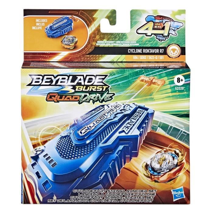 Toupie Beyblade Burst QuadStrike avec lanceur Xcalius - BEYBLADE - Pack  Lanceur puissance et vitesse Xcalius