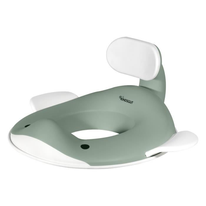 Réducteur de toilette baleine pour enfants vert menthe - Kindsgut