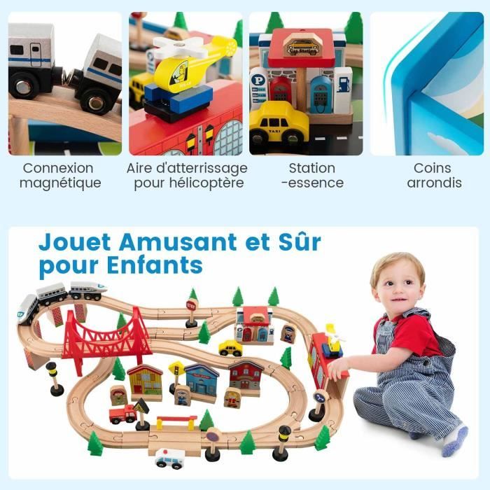 Circuit Voiture Dinosaure Enfant Dinausaures Jouet - 216 Pièces