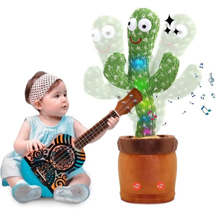 Cactus en peluche - Danse & son avec lumière - Avec chansons