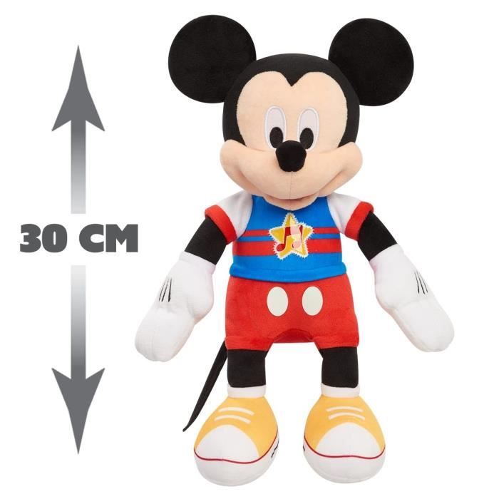 DISNEY - Figurine Pompier Mickey 15 cm, articulée, Jouet pour enfants