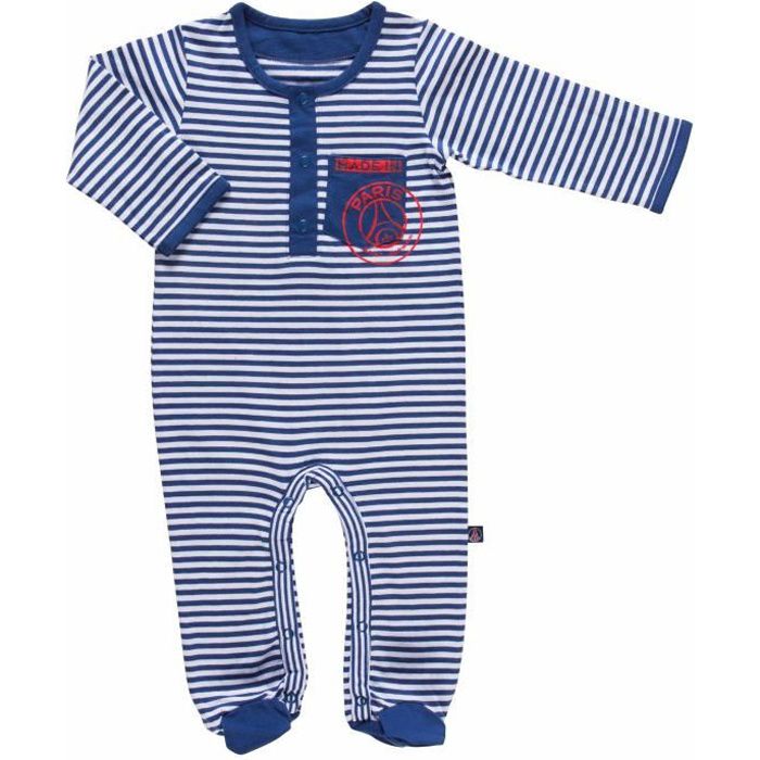 Grenouillère pyjama bébé fille PSG - Collection officielle PARIS