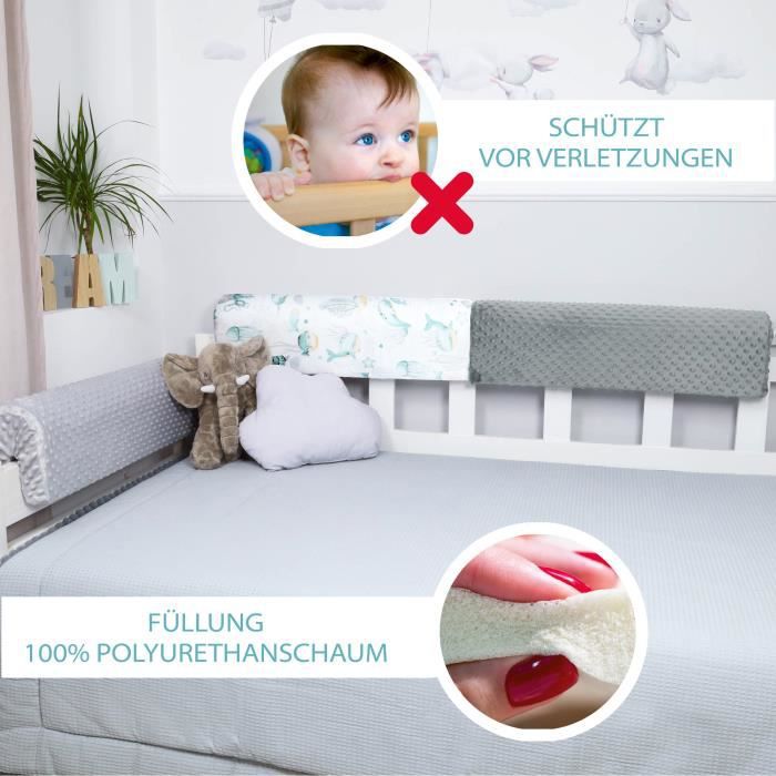 Tour de lit bebe protection enfant 70 - contour de lit bébé