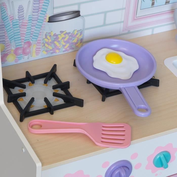 Cuisine jouer jouets, Simulation cuisine Mini ustensiles de cuisine en  acier inoxydable enfants jouer maison jouets enfants P