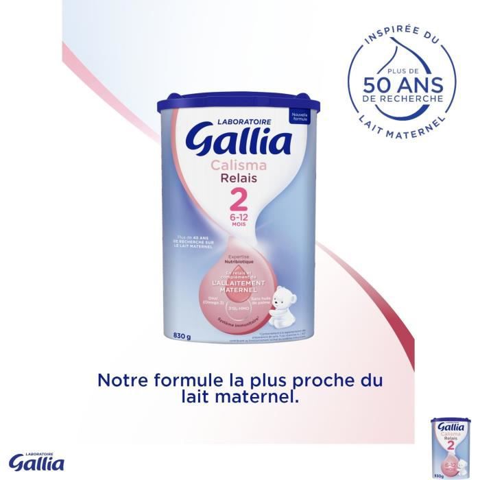 Gallia Calisma Relais 2ème Âge 6-12 Mois - 400 g