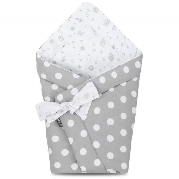 Bellochi Universelle Nid d'ange Bebe - Minky - Réversible Couverture  Enveloppante Bébé - en Coton Hypoallergénique - Couverture Cosy Toute  l'Année 