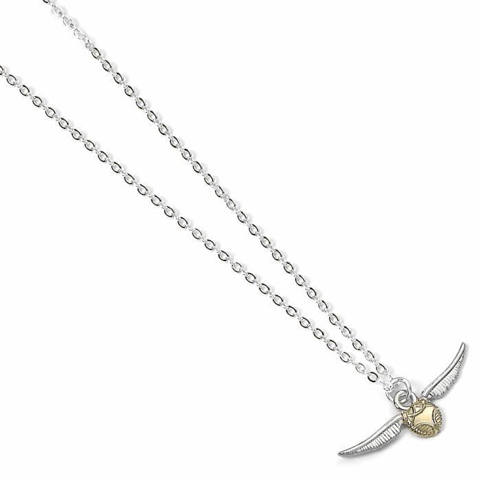 Harry Potter Plaqué Argent Collier & Boucle D'Oreilles Vif D'Or Produit  Officiel