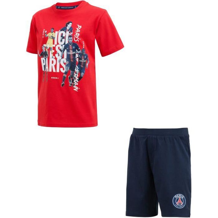 Ensemble bébé PSG T-shirt + short - Collection officielle PARIS SAINT –  MisterLowCost