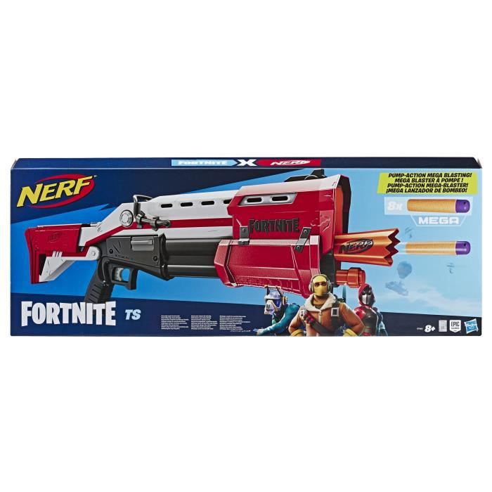 Blaster Fortnite TS Nerf MicroShots, inclut 2 fléchettes Nerf