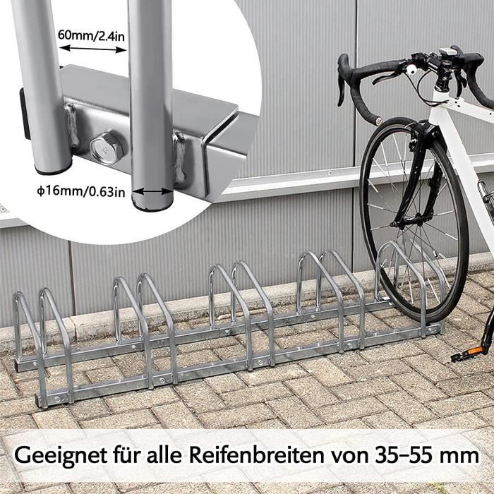 LARS360 Râtelier range-vélo Support de Rangement vélo pour 3 Vélos