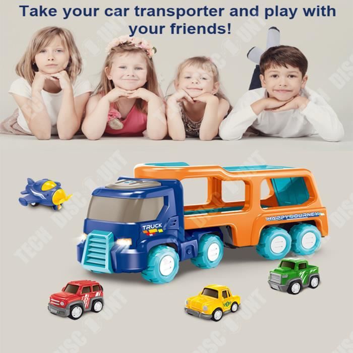 TD® Modèle de voiture jouet pour enfants 2-3 ans conteneur de