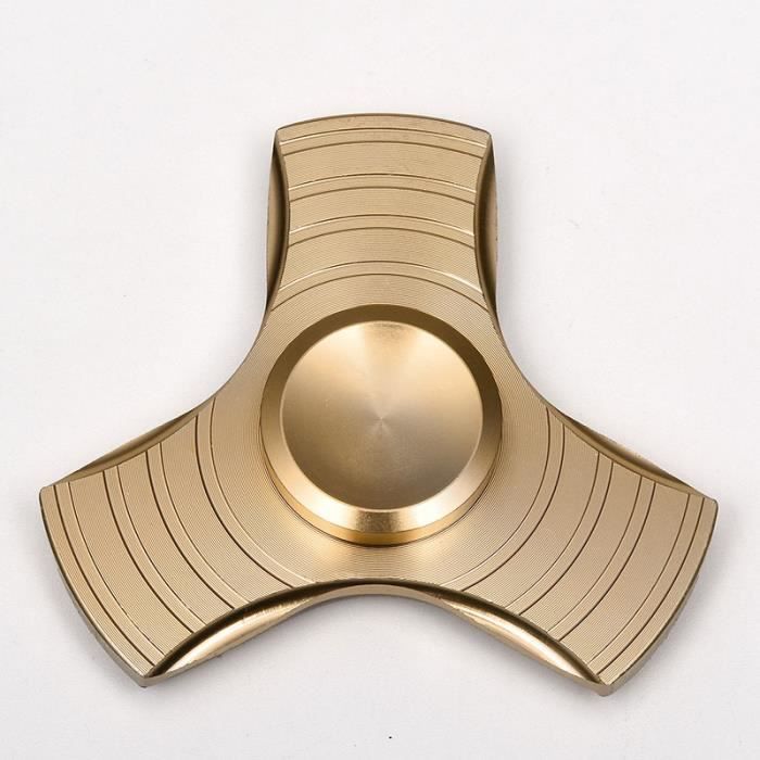 Gold - Hand spinner métal spinner En alliage D'aluminium Amende artisanat  Haute Vitesse À Faible bruit EDC Finger Gyro
