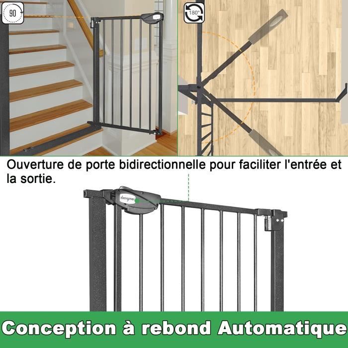 Barrière de Sécurité Extensible Chiens Pliable Protection escaliers