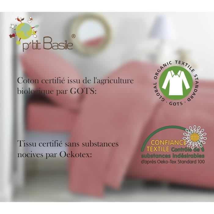 Drap housse 60x120 cm bébé enfant 100% coton bio - vert amande - Pour lit à  barreaux ou parapluie - Bonnets aux 4 Coins de 15 cm - Cdiscount  Puériculture & Eveil bébé