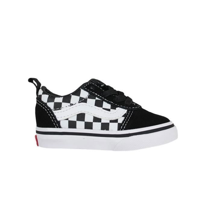 Bebeboutik Chaussures Vans Ward Slip On a carreaux noir et blanc pour garcon