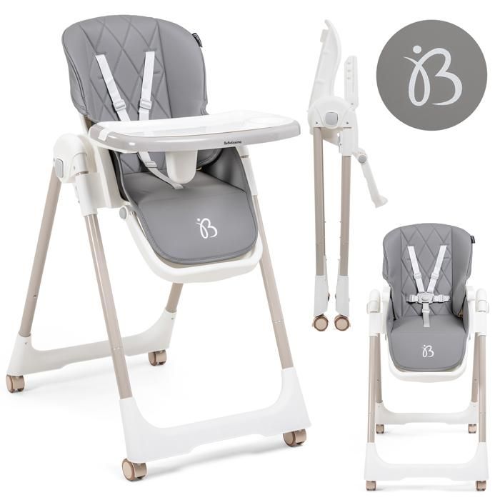 BEBELISSIMO Bebelissimo - Chaise haute bébé 5 en 1 - Evolutive