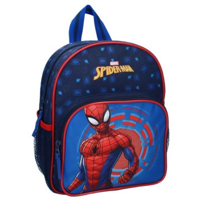 Mybagstory - Sac à dos - Spiderman - Rouge - Enfant - Ecole