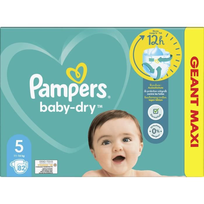Pampers - 4x18 Couches Harmonie Taille 5, Pampers