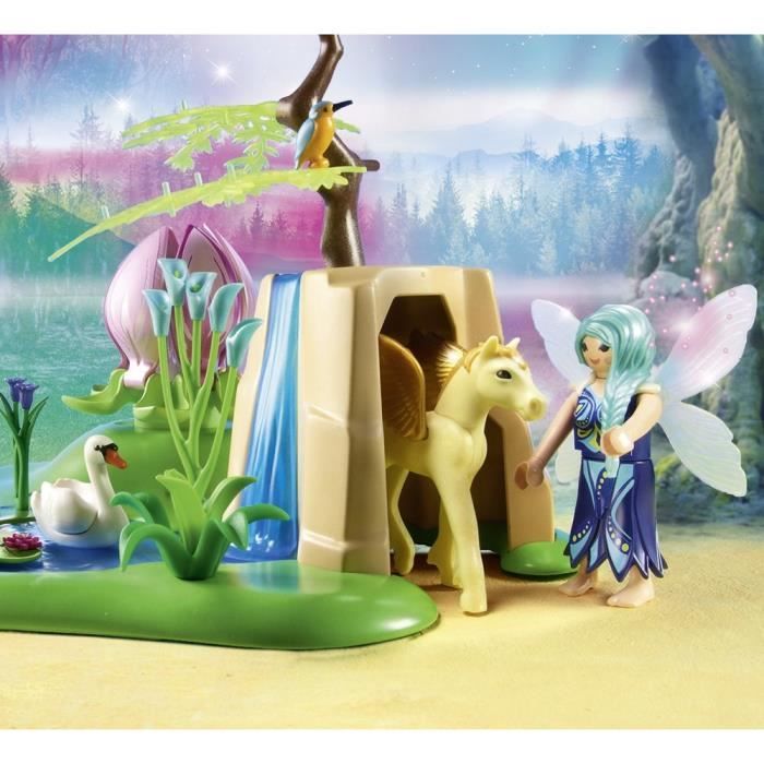 Playmobil Fairies - Fée Fleur avec licorne jaune - Playmobil