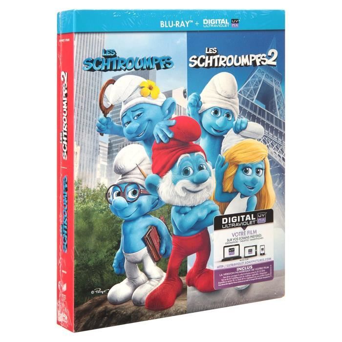 Bebeboutik Blu Ray Coffret Les Schtroumpfs