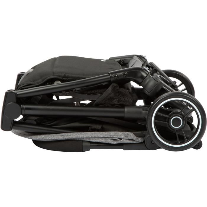 BEBECONFORT Poussette canne ultra compacte Bonny, pliage automatique, 4  roues, Black Chic - Noir Gris - Kiabi - 89.00€