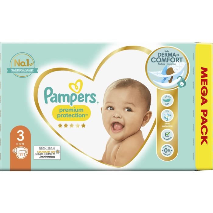 PAMPERS harmonie langes taille 3