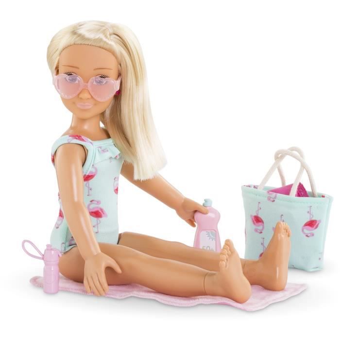 Poupée mannequin Melody à la plage - COROLLE GIRLS - 28 cm