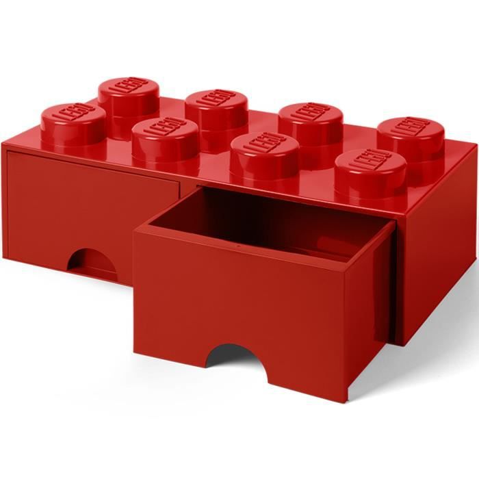 LEGO 40061730 Boîte bac Brique de rangement empilable Légo 8 plots