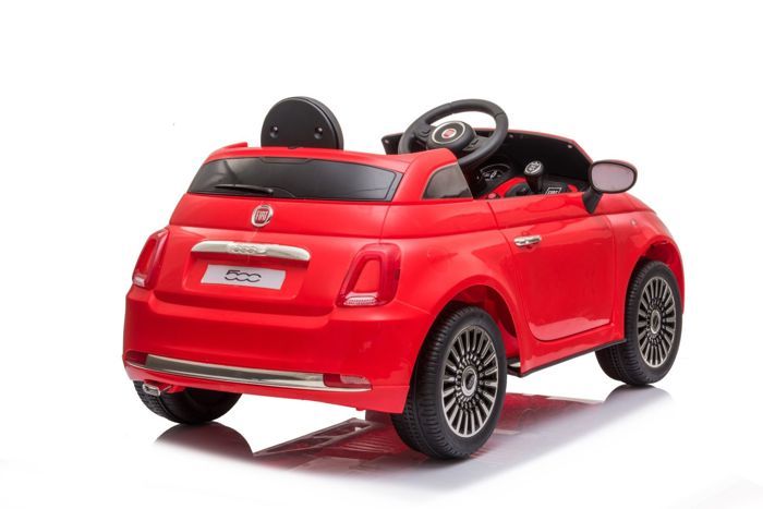 Voiture électrique Fiat 500 Enfant - Rouge - 3 à 6 ans - 12V