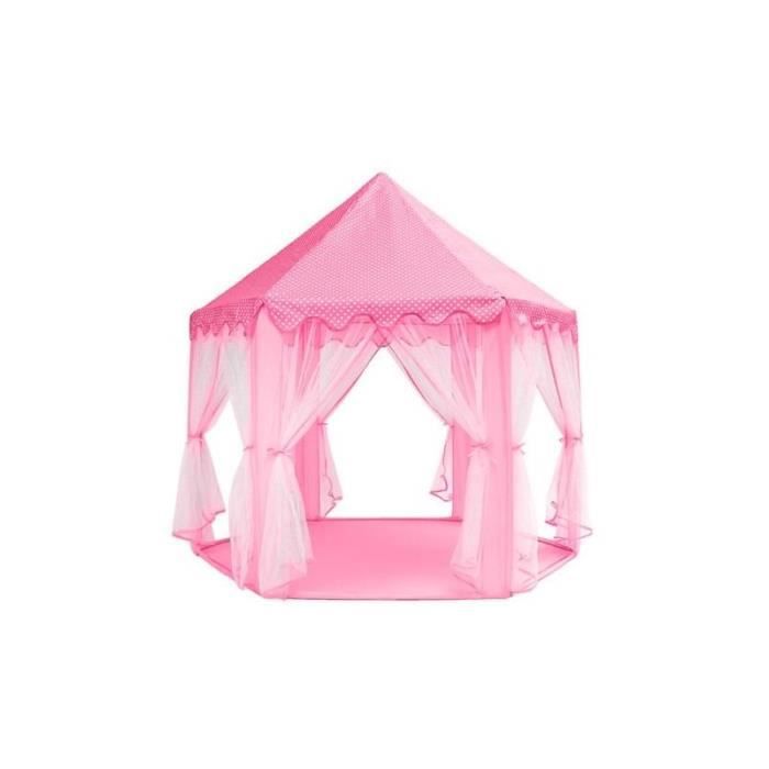 140cm Tente Enfant Chateau Princess Jeu de Tente Portable Tent Activité  Fille