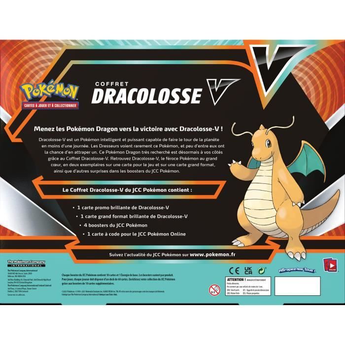 Pokémon - Coffret V 4 boosters - Septembre 2021- Jeu de société - Jeu de  Cartes à Collectionner