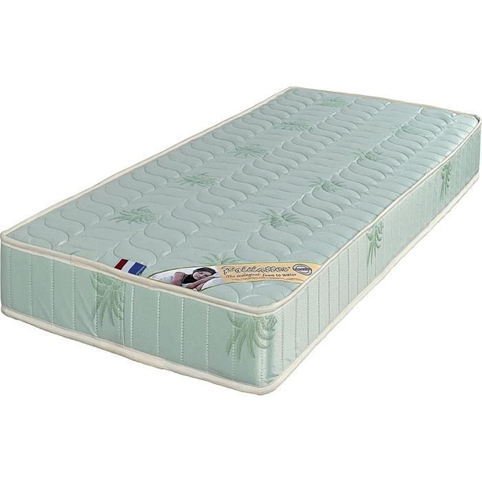 Matelas orthopédique 100x200 x 22 cm + oreiller mémoire + alèse