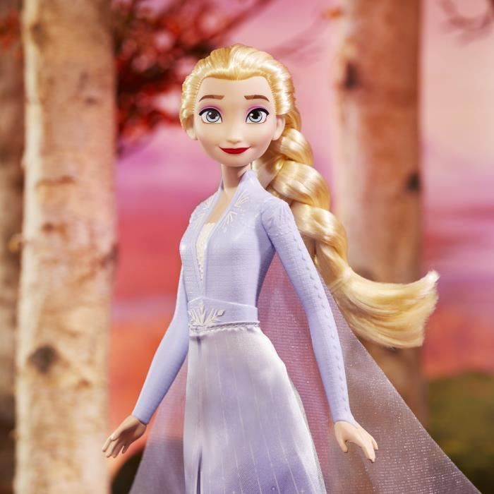 La Reine des Neiges 2 - Poupée Elsa lumière aquatique