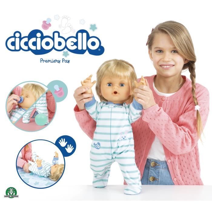 Cicciobello Amicicci - CHUSE - Modèle Fille Blonde - Jouet pour enfants -  Cheval à Bascule - Accessoires
