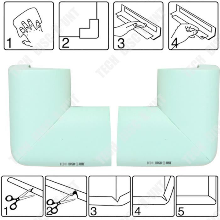 Protection des bords des meubles Protection de coin de table anti -  collision Bande de securite doux