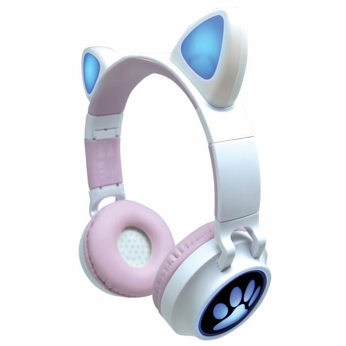 LEXIBOOK Casque audio enfant 2en1 Disney Princesse 3D Bluetooth