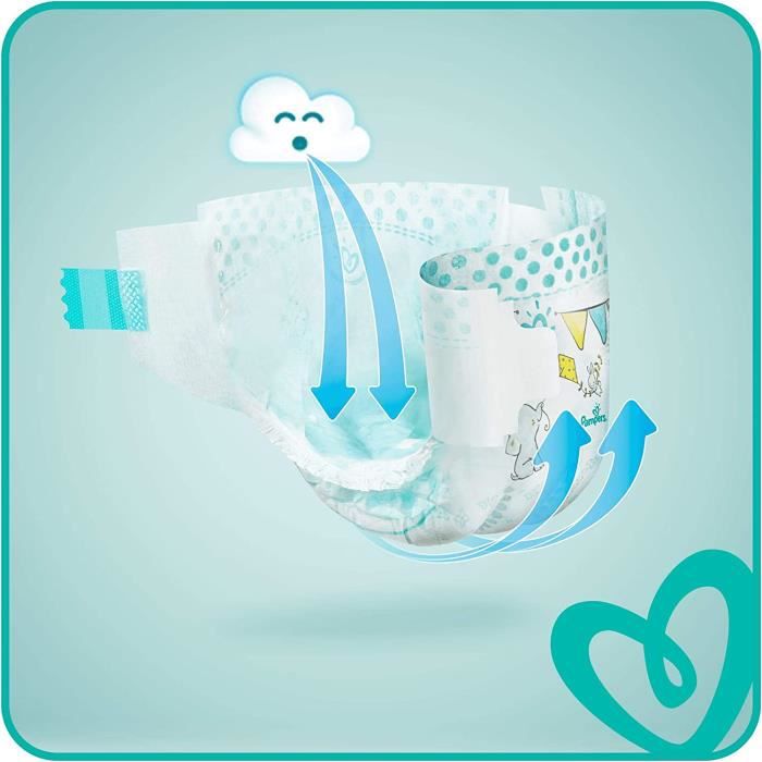 Pampers - Baby dry couches taille 6 13-18kg (20 pièces)