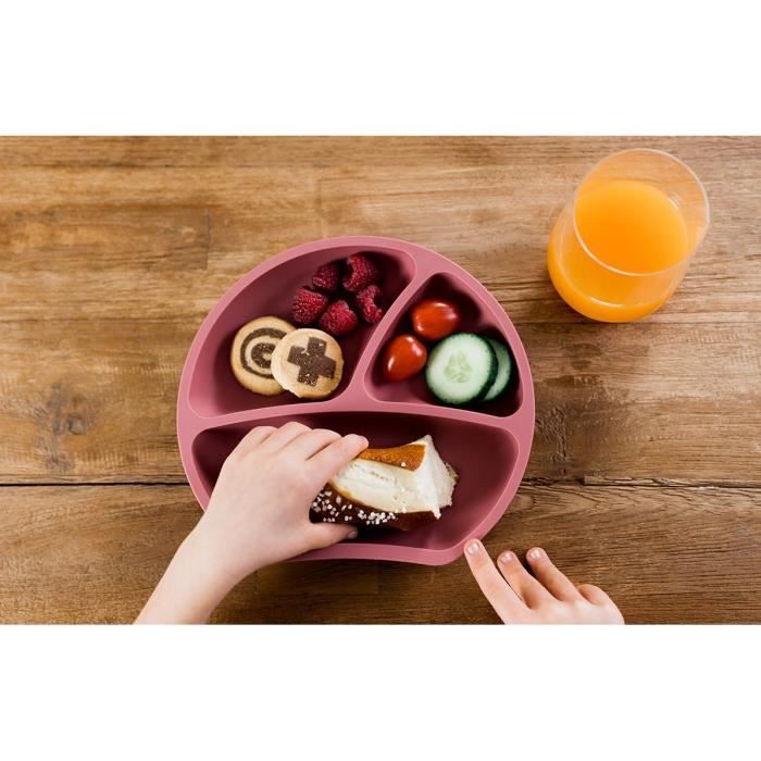 Assiette Ventouse En Silicone Menthe Kindsgut - Enfant