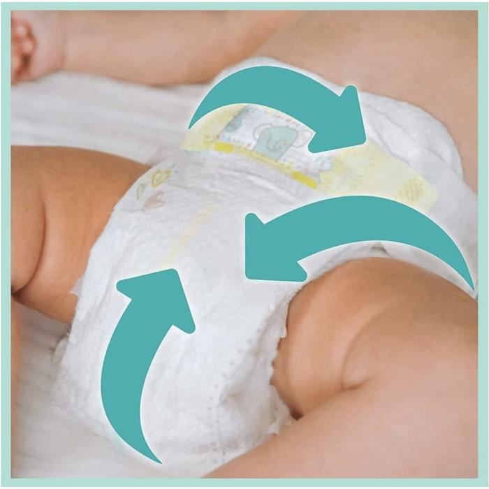 PAMPERS BABY-DRY TAILLE 7 60 COUCHES