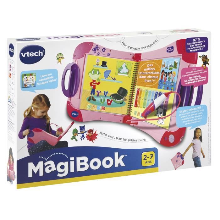 Livre jeu éducatif Magibook de Vtech avec 4 livres interactifs - VTech