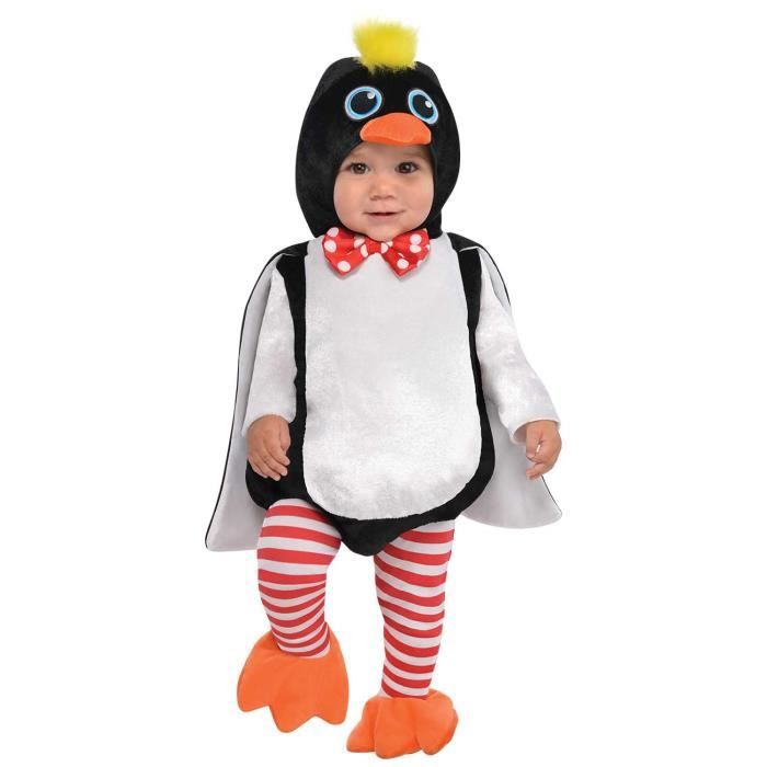 amscan Déguisement de pingouin pour enfant de 3 à 4 ans, noir/blanc 847157  : : Cuisine et Maison