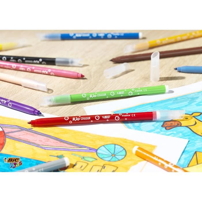 BIC Kids Mallette de Coloriage - 24 Crayons de C…