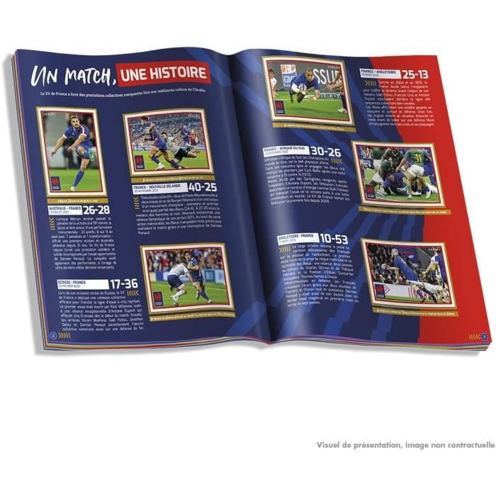 Starter pack XV de France rugby - Album avec 2 pochettes stickers